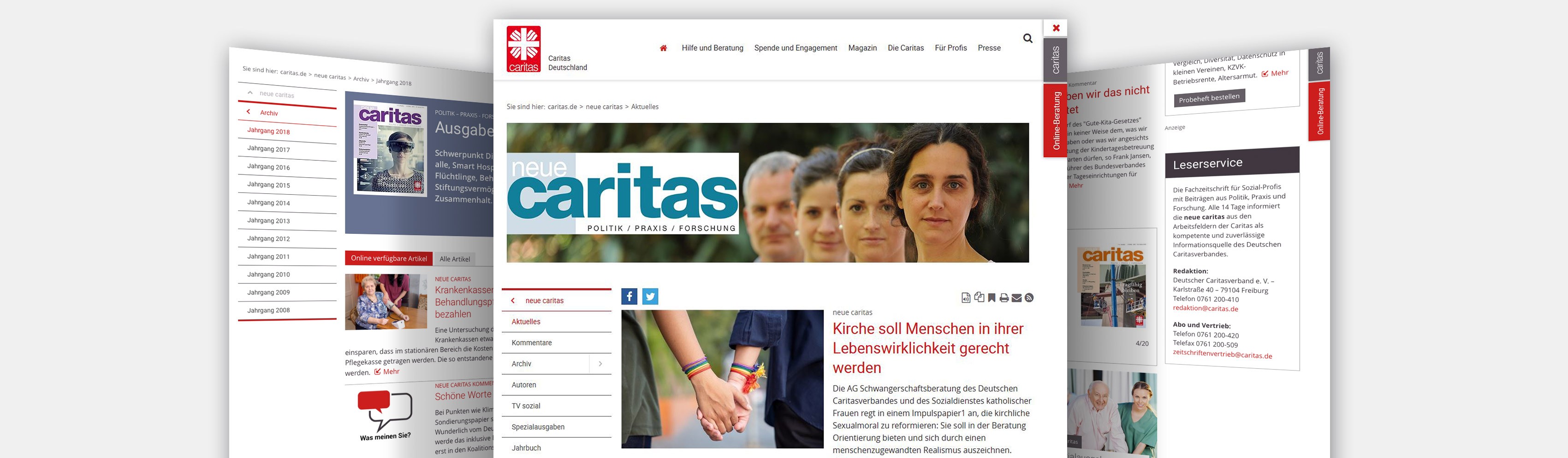 neue caritas Online